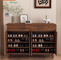 2 Tủ để giày dép bằng gỗ sồi tự nhiên   giải pháp lưu trữ hiện đại cho gia đình