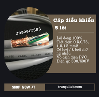 2 Cáp Điều Khiển 5 Lõi phân phối Hà Nội, Đà Nẵng, TP HCM 2 Cáp Điều Khiển 5 Lõi phân phối Hà Nội, Đà Nẵng, TP HCM