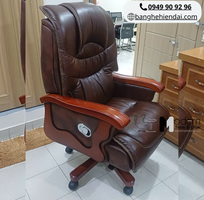 2 Ghế giám đốc bọc da chân gỗ CD7100-L tại HCM