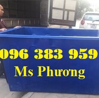 1 Thùng chữ nhật 2000 lít nuôi cá Koi dung tích lớn, giá tốt, giao hàng nhanh.