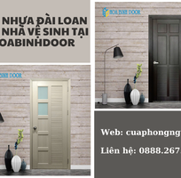 Cửa Nhựa Đài Loan Cho Nhà Vệ Sinh Tại HoaBinhDoor