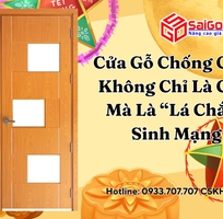 1 Cửa Gỗ Chống Cháy Không Chỉ Là Cửa, Mà Là  Lá Chắn  Sinh Mạng