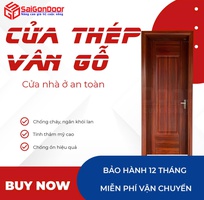1 Cửa Thép Vân Gỗ Bền Đẹp Sang Trọng 1 Cửa Thép Vân Gỗ Bền Đẹp Sang Trọng