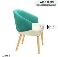 5 Ghế ăn nệm vải khung gỗ sang trọng LUCAS-F tại HCM