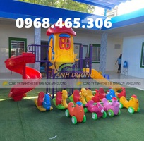 1 Bộ cầu trượt liên hoàn trẻ em, cầu trượt trẻ em nhập khẩu