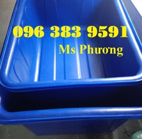 2 Thùng chữ nhật 200 lít hàng mới 100, bền đẹp, an toàn thực phẩm tuyệt đối.