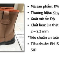 KINGs KWD205C-N   Ủng bảo hộ cao cổ đạt chuẩn S1P