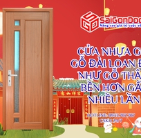 2 Cửa Nhựa Giả Gỗ Đài Loan Đẹp Như Gỗ Thật, Bền Hơn Gấp Nhiều Lần