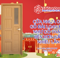 3 Cửa Nhựa Giả Gỗ Đài Loan Đẹp Như Gỗ Thật, Bền Hơn Gấp Nhiều Lần
