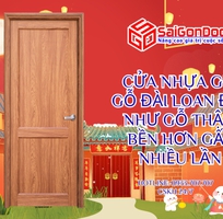 6 Cửa Nhựa Giả Gỗ Đài Loan Đẹp Như Gỗ Thật, Bền Hơn Gấp Nhiều Lần