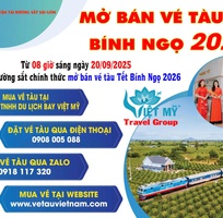 Vé tàu tết 2026 năm Bính Ngọ chính thức mở bán từ 08:88 ngày 20/9/2025