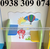 1 Kệ góc mầm non, kệ cá nhân mầm non, kệ xây dựng mầm non