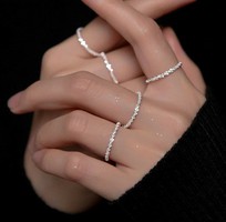 Trải nghiệm chọn nhẫn bạc nữ kiểu Hàn Quốc   Chia sẻ cho chị em