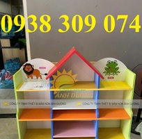4 Kệ góc mầm non, kệ cá nhân mầm non, kệ xây dựng mầm non