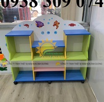 5 Kệ góc mầm non, kệ cá nhân mầm non, kệ xây dựng mầm non