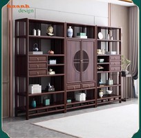 2 Kệ gỗ trang trí giả cổ   điểm nhấn sang trọng cho không gian sống