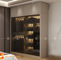Tủ Áo Cánh Kính Màu Kem Cao Cấp Hiện Đại Tủ Áo Cánh Kính Màu Kem Cao Cấp Hiện Đại
