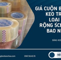 Giá Cuộn Băng Keo Trong Loại Bản Rộng 5cm Là Bao Nhiêu