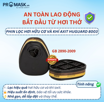Phin Lọc Hơi Hữu Cơ Và Khí Axit HUGUARD 8003   Bảo Vệ Hô Hấp Tối Ưu