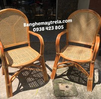1 Ghế mây có tay lưới mắt cáo