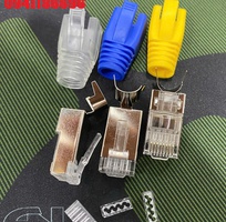 5 Hạt mạng Cat6 UTP ANCOMTECK AC-US6-P100, chân sole đồng rãnh to