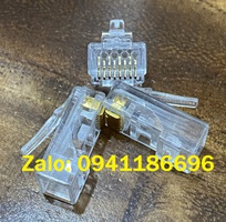 2 Hạt mạng Cat6 UTP ANCOMTECK AC-US6-P100, chân sole đồng rãnh to