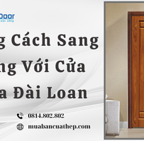 2 Phong Cách Sang Trọng Với Cửa Nhựa Đài Loan