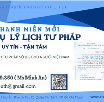 Dịch vụ làm phiếu lý lịch tư pháp nhanh, VẮNG MẶT và trọn gói