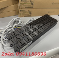 10 Ổ cắm nguồn PDU 6 ổ cắm 3 chấu có MCB 2P 32A kèm dây nguồn dài 2M hãng Anrack