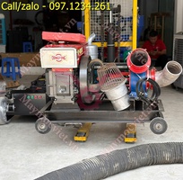Máy bơm nước đầu nổ dầu D24 phi 150 Turbo giá rẻ