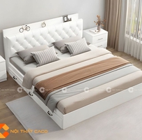 Giường Ngủ Gỗ Công Nghiệp Bọc Nệm Đầu Giường Êm Ái