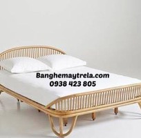 Giường mây tre đan tự nhiên