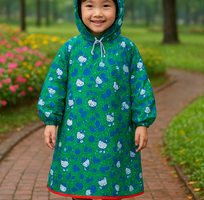 Áo mưa xinh xắn cho bé