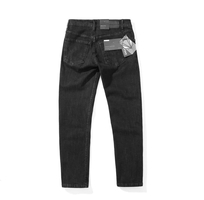 9 Quần jean ống suông Defoxx đen muối tiêu indigo co giãn nhẹ
