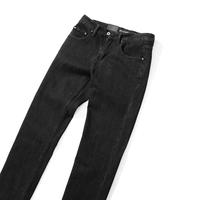 10 Quần jean ống suông Defoxx đen muối tiêu indigo co giãn nhẹ