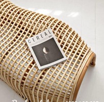 3 Ghế băng mây uốn caro