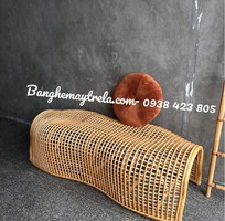 5 Ghế băng mây uốn caro
