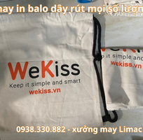 1 Xưởng sản xuất balo dây rút we kiss màu xám
