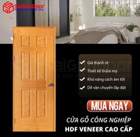 1 Cửa gỗ công nghiệp HDF giải pháp hoàn hảo cho không gian hiện đại