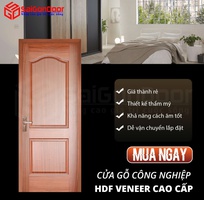 Cửa gỗ công nghiệp HDF giải pháp hoàn hảo cho không gian hiện đại