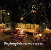 1 Sofa nhựa giả mây ngoài trời