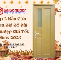 2 Top 5 Mẫu Cửa Nhựa Giả Gỗ Đài Loan Đẹp Giá Tốt Nhất 2025