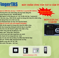 Lắp đặt máy chấm công vân tay U160C/ID - hàng chính hãng