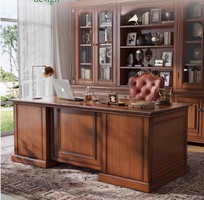 Bàn ghế giám đốc gỗ sồi   sang trọng, đẳng cấp cho phòng làm việc