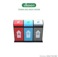 Thùng Rác Inox 3 Ngăn Từ Greendo Sự Lựa Chọn Tối Ưu Cho Môi Trường Và Không Gian Sống Của Bạn