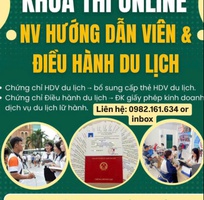 Ôn và Thi Nghiệp Vụ Hướng Dẫn Viên Và Điều Hành Du lịch