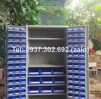 1 Tủ để linh kiện điện tử ốc vít, tủ đồ nghề 2 cánh, tủ để khay nhựa, tủ để ốc vít