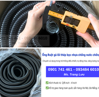 2 Ống Ruột Gà Lõi Thép Bọc Nhựa Chống Nước, Chống Dầu