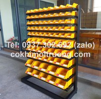 1 Kệ dụng cụ cơ khí 2 mặt- 80 ngăn, kệ dụng cụ để linh kiện, kệ để ốc vít