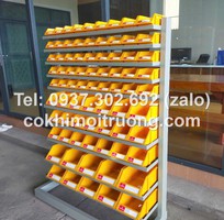 2 Kệ dụng cụ cơ khí 2 mặt- 80 ngăn, kệ dụng cụ để linh kiện, kệ để ốc vít